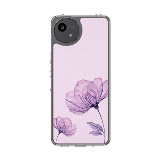 スリムプロテクションケース［ Natural Flower - Purple ］