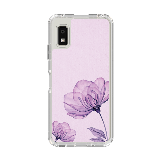 スリムプロテクションケース［ Natural Flower - Purple ］