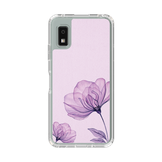 スリムプロテクションケース［ Natural Flower - Purple ］