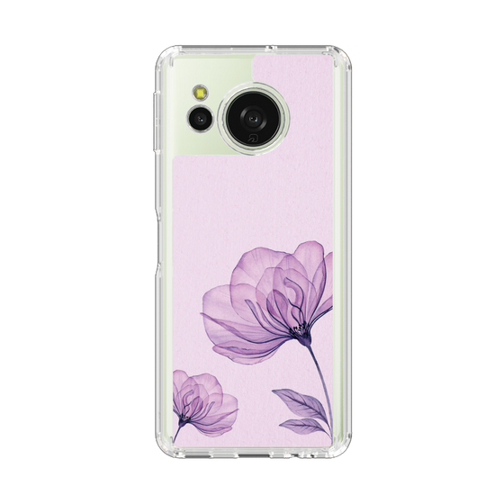 スリムプロテクションケース［ Natural Flower - Purple ］