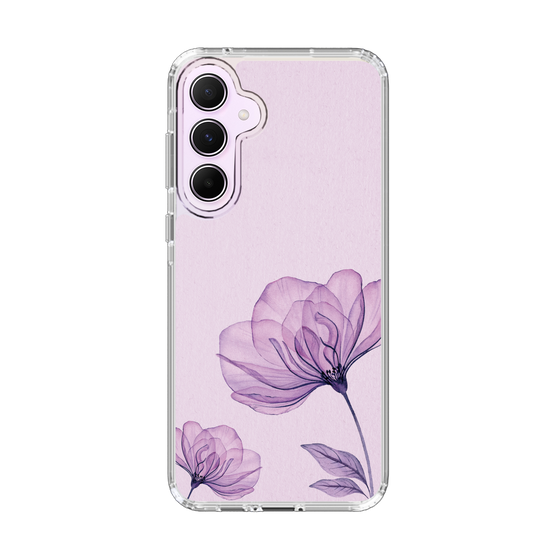 スリムプロテクションケース［ Natural Flower - Purple ］