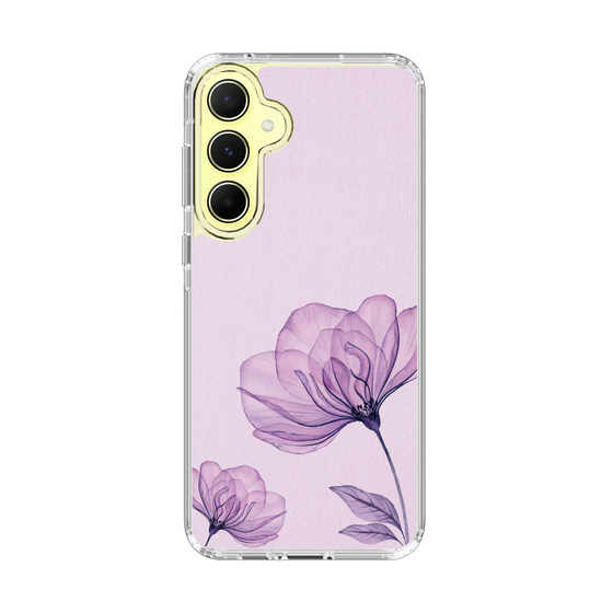 スリムプロテクションケース［ Natural Flower - Purple ］