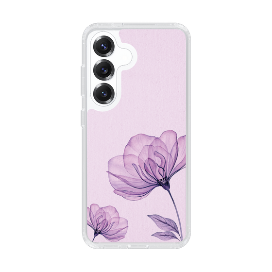 スリムプロテクションケース［ Natural Flower - Purple ］