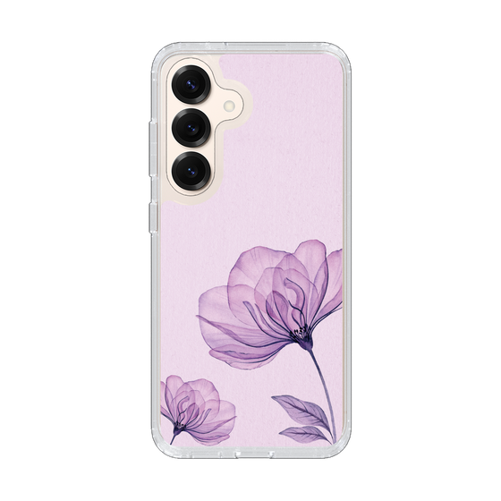 スリムプロテクションケース［ Natural Flower - Purple ］