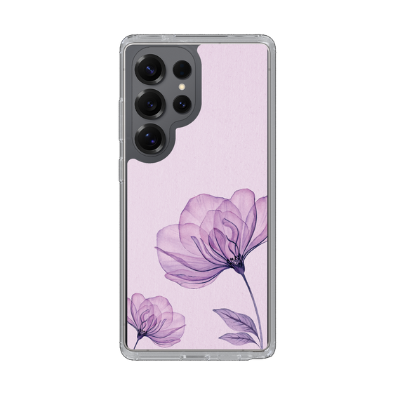 スリムプロテクションケース［ Natural Flower - Purple ］