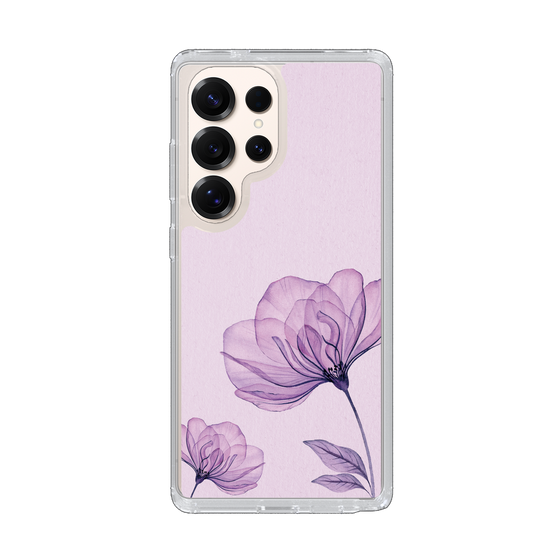 スリムプロテクションケース［ Natural Flower - Purple ］