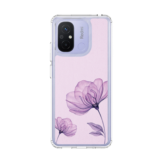 スリムプロテクションケース［ Natural Flower - Purple ］