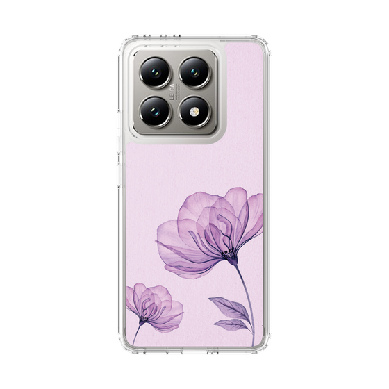 スリムプロテクションケース［ Natural Flower - Purple ］