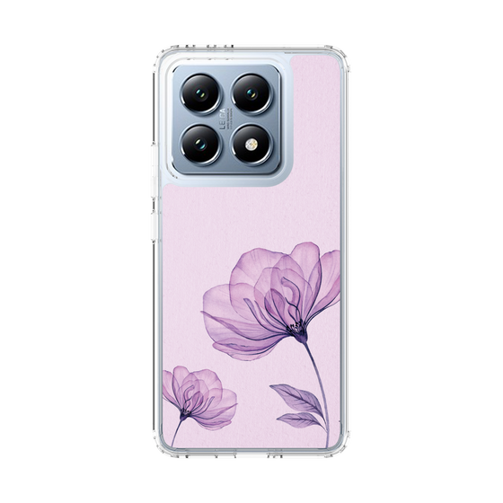 スリムプロテクションケース［ Natural Flower - Purple ］