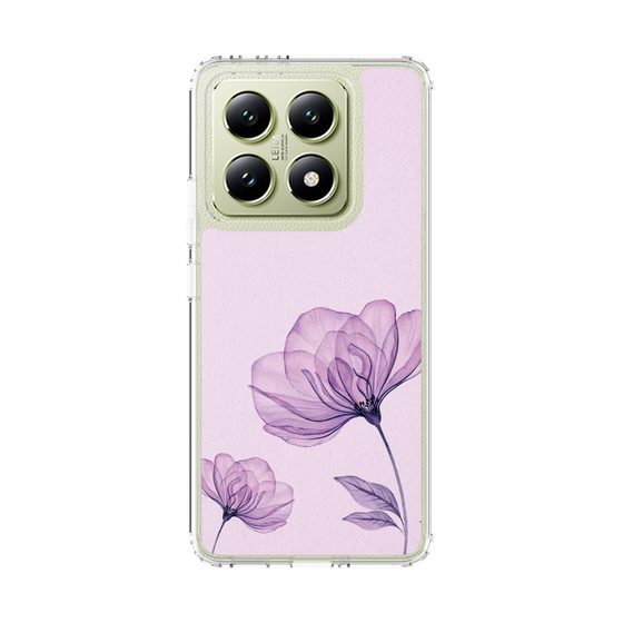 スリムプロテクションケース［ Natural Flower - Purple ］