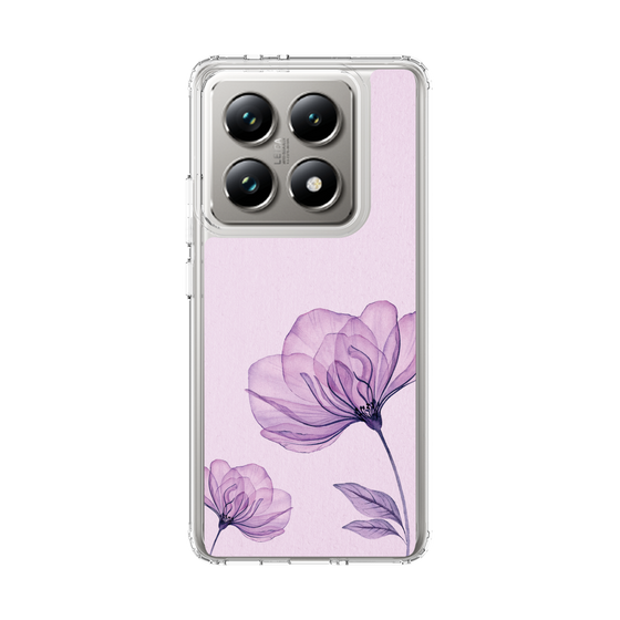 スリムプロテクションケース［ Natural Flower - Purple ］