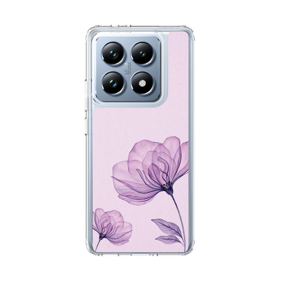 スリムプロテクションケース［ Natural Flower - Purple ］