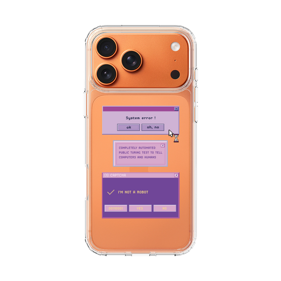 スリムプロテクションケース［ I'm NOT A ROBBOT! ］