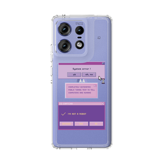 スリムプロテクションケース［ I'm NOT A ROBBOT! ］