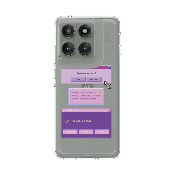 スリムプロテクションケース［ I'm NOT A ROBBOT! ］