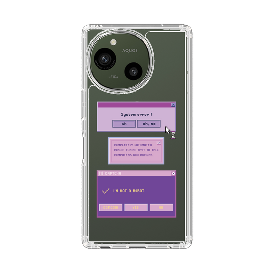 スリムプロテクションケース［ I'm NOT A ROBBOT! ］