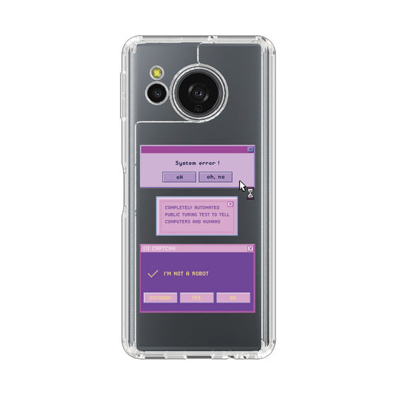 スリムプロテクションケース［ I'm NOT A ROBBOT! ］