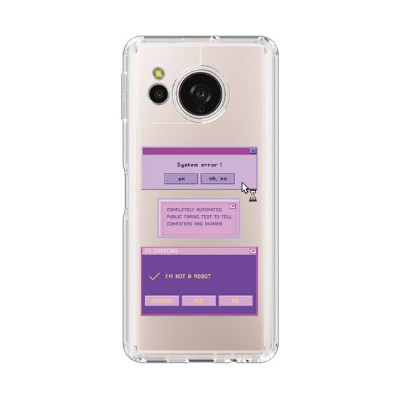 スリムプロテクションケース［ I'm NOT A ROBBOT! ］