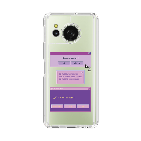 スリムプロテクションケース［ I'm NOT A ROBBOT! ］