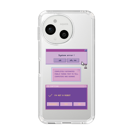 スリムプロテクションケース［ I'm NOT A ROBBOT! ］