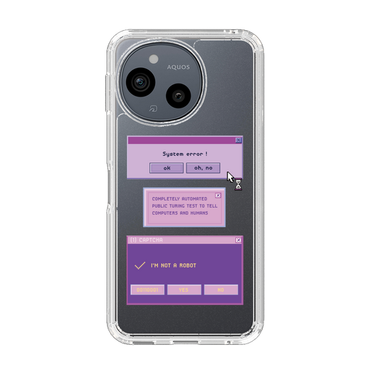 スリムプロテクションケース［ I'm NOT A ROBBOT! ］