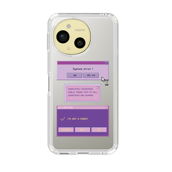 スリムプロテクションケース［ I'm NOT A ROBBOT! ］