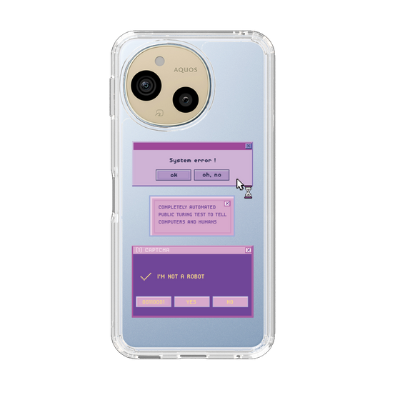 スリムプロテクションケース［ I'm NOT A ROBBOT! ］