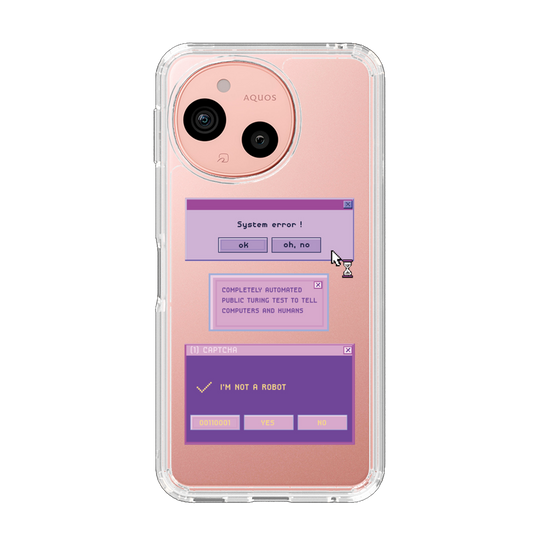 スリムプロテクションケース［ I'm NOT A ROBBOT! ］