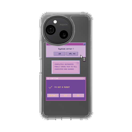 スリムプロテクションケース［ I'm NOT A ROBBOT! ］