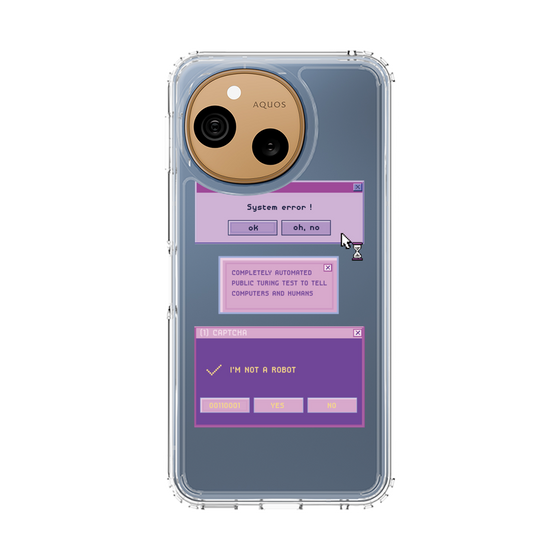 スリムプロテクションケース［ I'm NOT A ROBBOT! ］