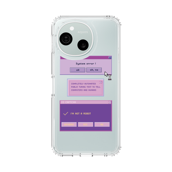 スリムプロテクションケース［ I'm NOT A ROBBOT! ］