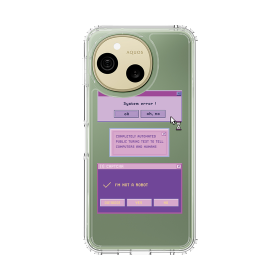 スリムプロテクションケース［ I'm NOT A ROBBOT! ］