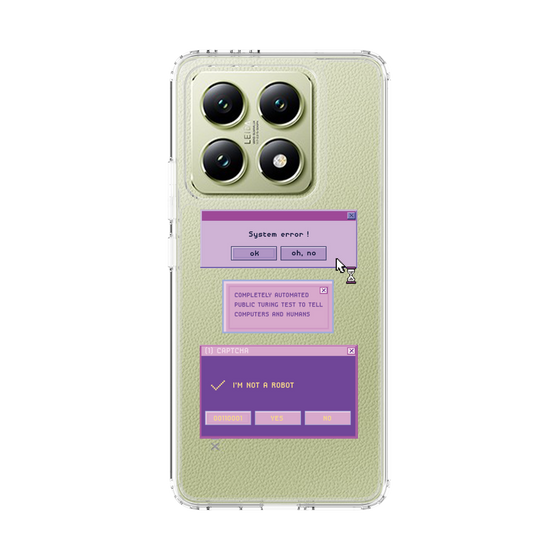 スリムプロテクションケース［ I'm NOT A ROBBOT! ］