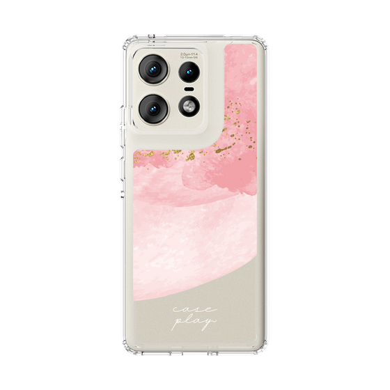 スリムプロテクションケース［ pink layered ］