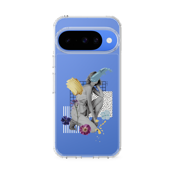 スリムプロテクションケース［ Cool and languid Dull blue ］
