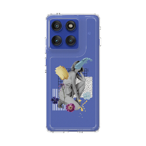 スリムプロテクションケース［ Cool and languid Dull blue ］