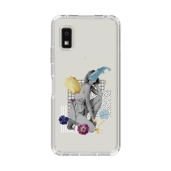 スリムプロテクションケース［ Cool and languid Dull blue ］