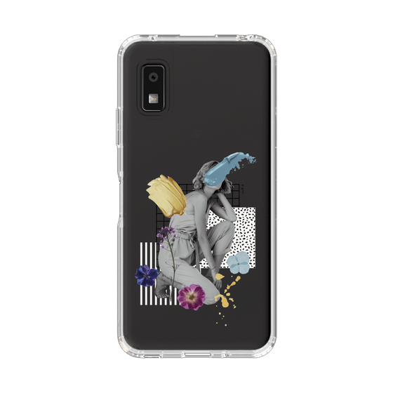 スリムプロテクションケース［ Cool and languid Dull blue ］