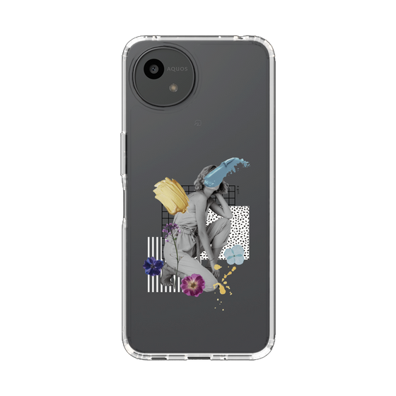 スリムプロテクションケース［ Cool and languid Dull blue ］