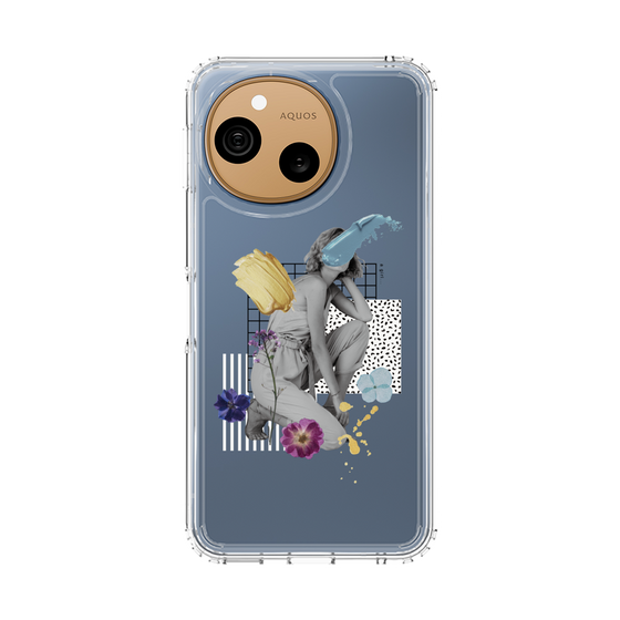 スリムプロテクションケース［ Cool and languid Dull blue ］