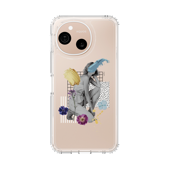 スリムプロテクションケース［ Cool and languid Dull blue ］