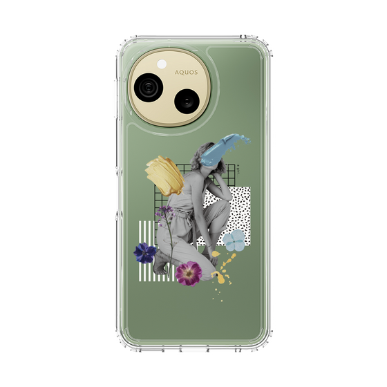 スリムプロテクションケース［ Cool and languid Dull blue ］