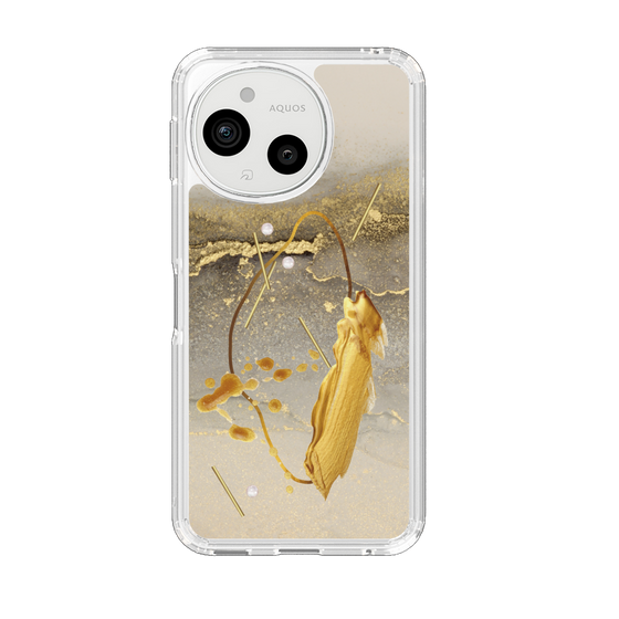 スリムプロテクションケース［ Marble Nuance Painting Gray ］