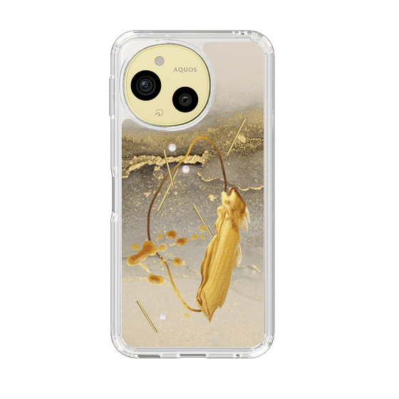 スリムプロテクションケース［ Marble Nuance Painting Gray ］