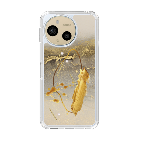 スリムプロテクションケース［ Marble Nuance Painting Gray ］