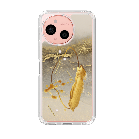 スリムプロテクションケース［ Marble Nuance Painting Gray ］