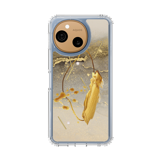 スリムプロテクションケース［ Marble Nuance Painting Gray ］