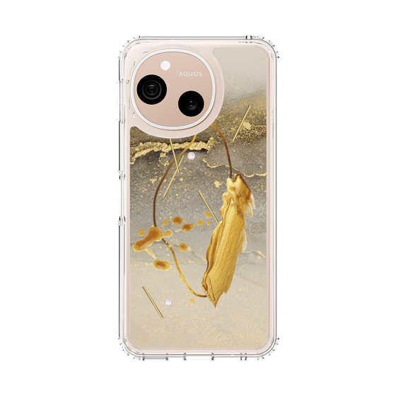 スリムプロテクションケース［ Marble Nuance Painting Gray ］