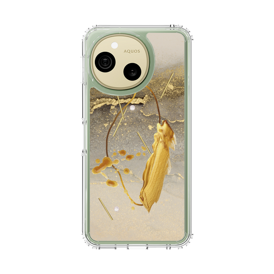 スリムプロテクションケース［ Marble Nuance Painting Gray ］