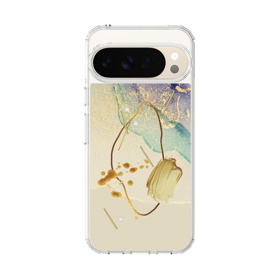 スリムプロテクションケース［ Marble Nuance Painting Purple ］